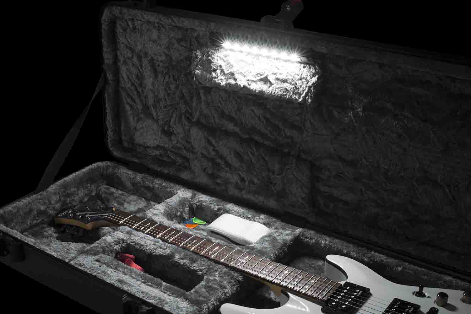 Gator Cases GTSA-GTRELEC-LED Guitar Case for Standard Electric Guitars - LED Edition - Hollywood DJ
