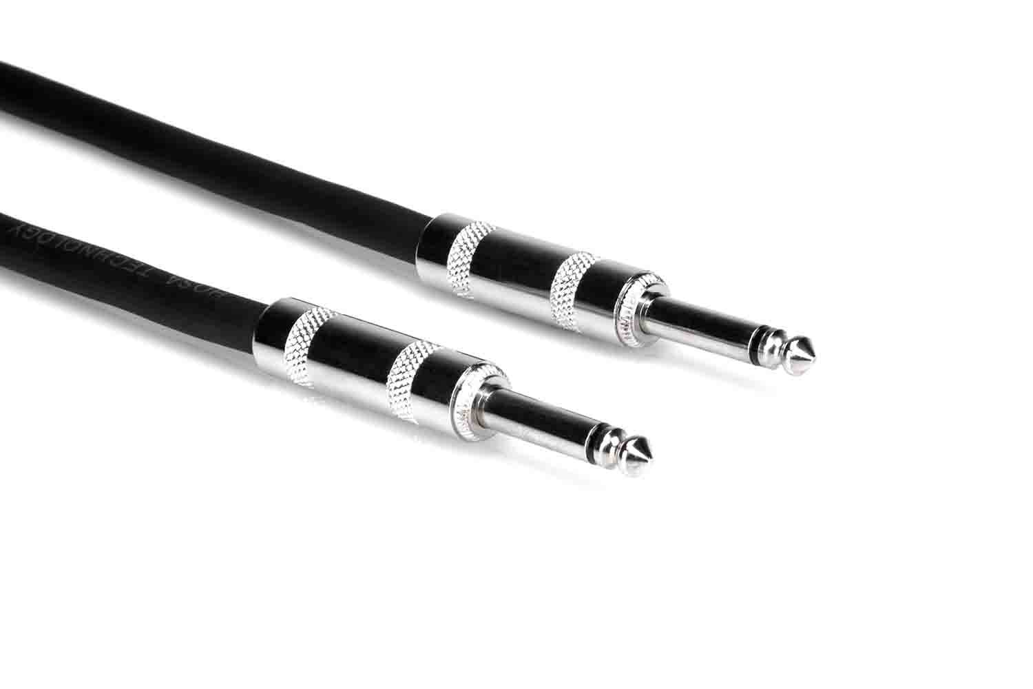 Hosa SKJ-605 Speaker Cable, Hosa 1/4 in TS to Same – 5 Feet - Hollywood DJ