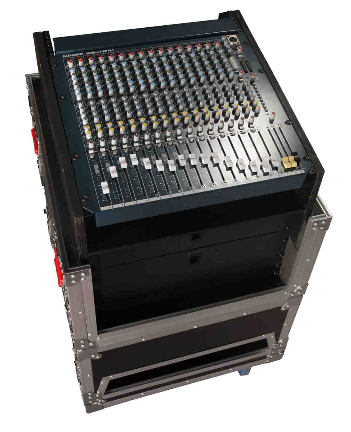 Gator Cases G-TOUR-GRC-1406, 14U Top, 6U Side Road Console Rack Case - Hollywood DJ