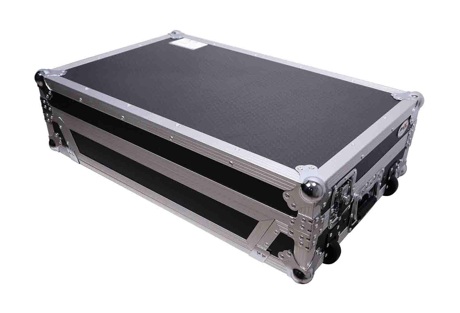 ProX XS-DDJFLX10 WLT Flight Style Road Case fPioneer DDJ-FLX10 DJ Controller with Laptop Shelf - Hollywood DJ