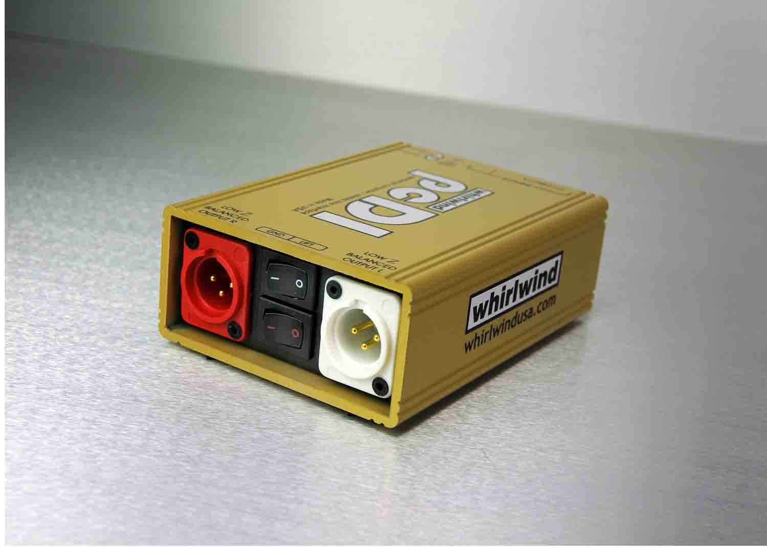 Whirlwind PCDI 2-channel Passive A/V Direct Box - Hollywood DJ