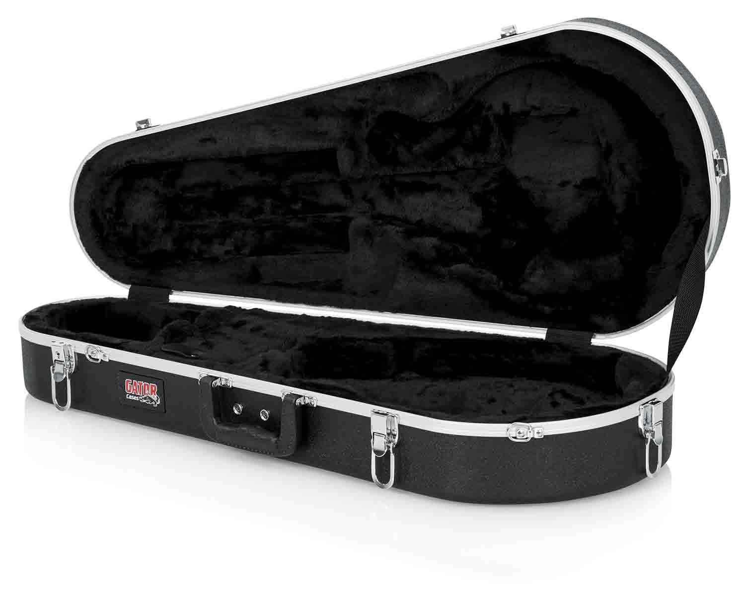 Gator Cases GC-MANDOLIN Deluxe Molded Guitar Case for Both A and F Style Mandolins Guitar - Hollywood DJ