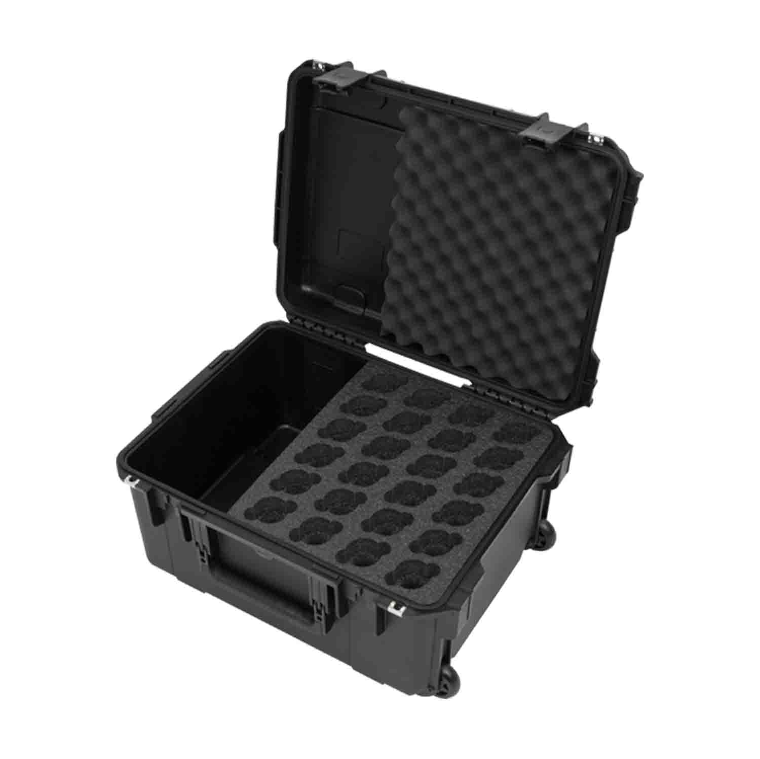 SKB Cases 3i-2015-MC24 iSeries Waterproof Case for 24-Microphones - Hollywood DJ