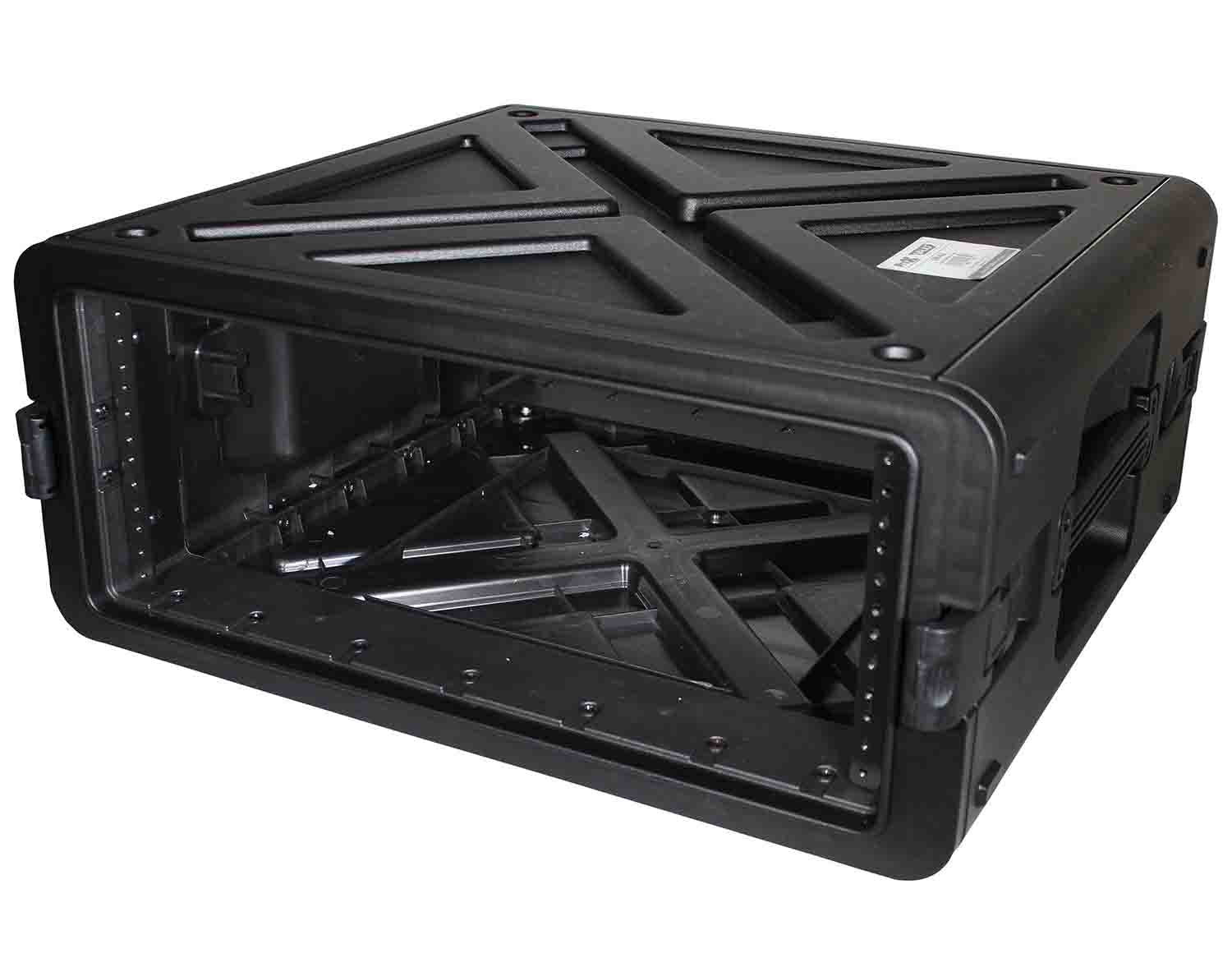 ProX XM-4U VaultX 4U Rack Air-tight, Water-sealed ABS Case - Hollywood DJ