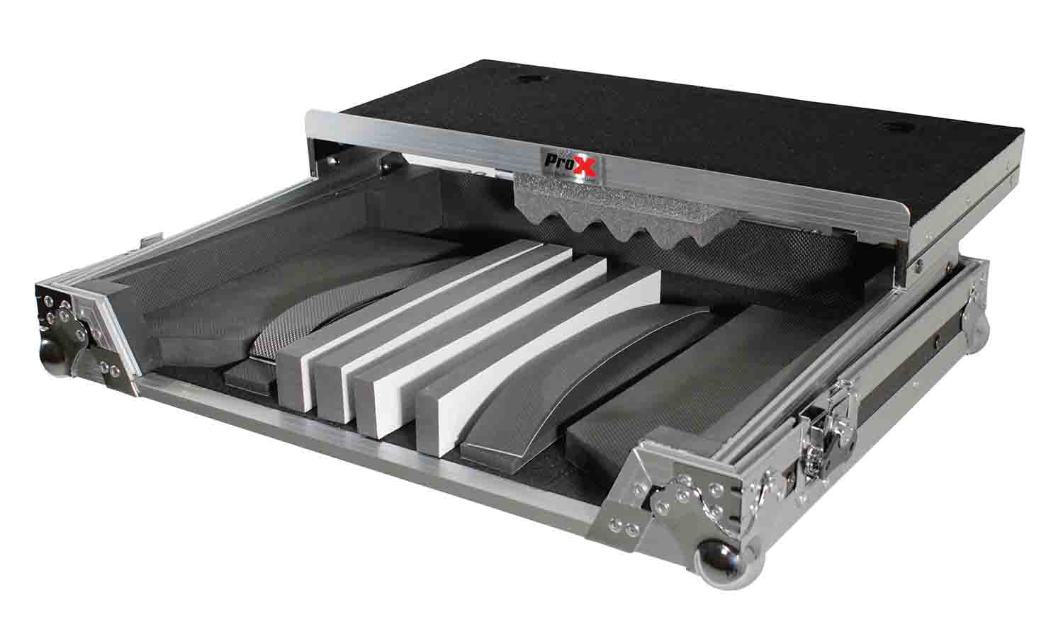 B-Stock: ProX XS-UXXLTMK2 Universal DJ Flight Case for Medium to Large Size DJ Controllers with Sliding Laptop Shelf - Hollywood DJ