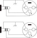 Prox XC-DSXM05 Balanced Dual 1/4" TRS-M to Dual XLR3-M High Performance Audio Cable - 5 Feet - Hollywood DJ