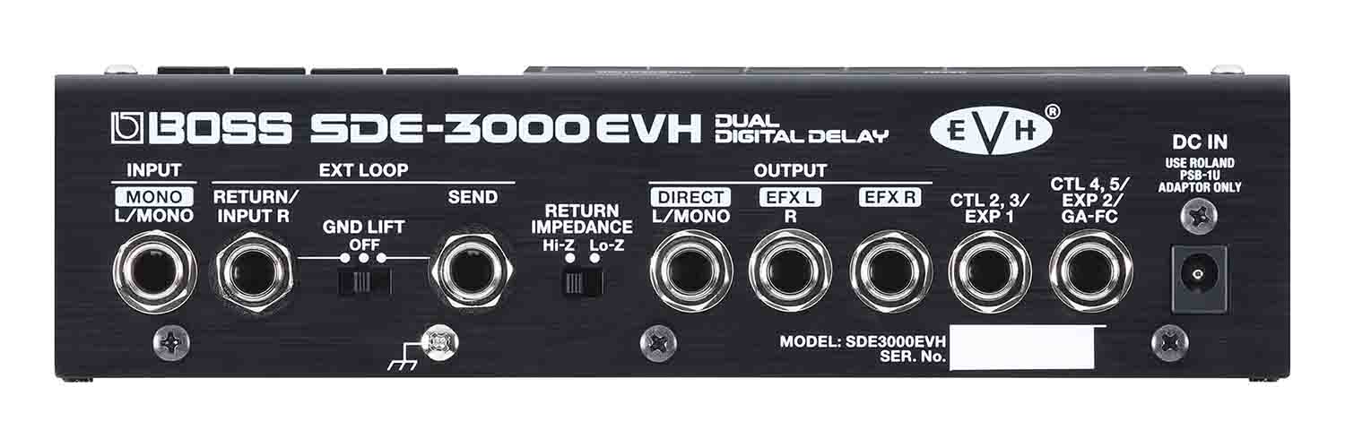Open Box: Boss SDE-3000EVH Dual Digital Delay Pedal - Hollywood DJ