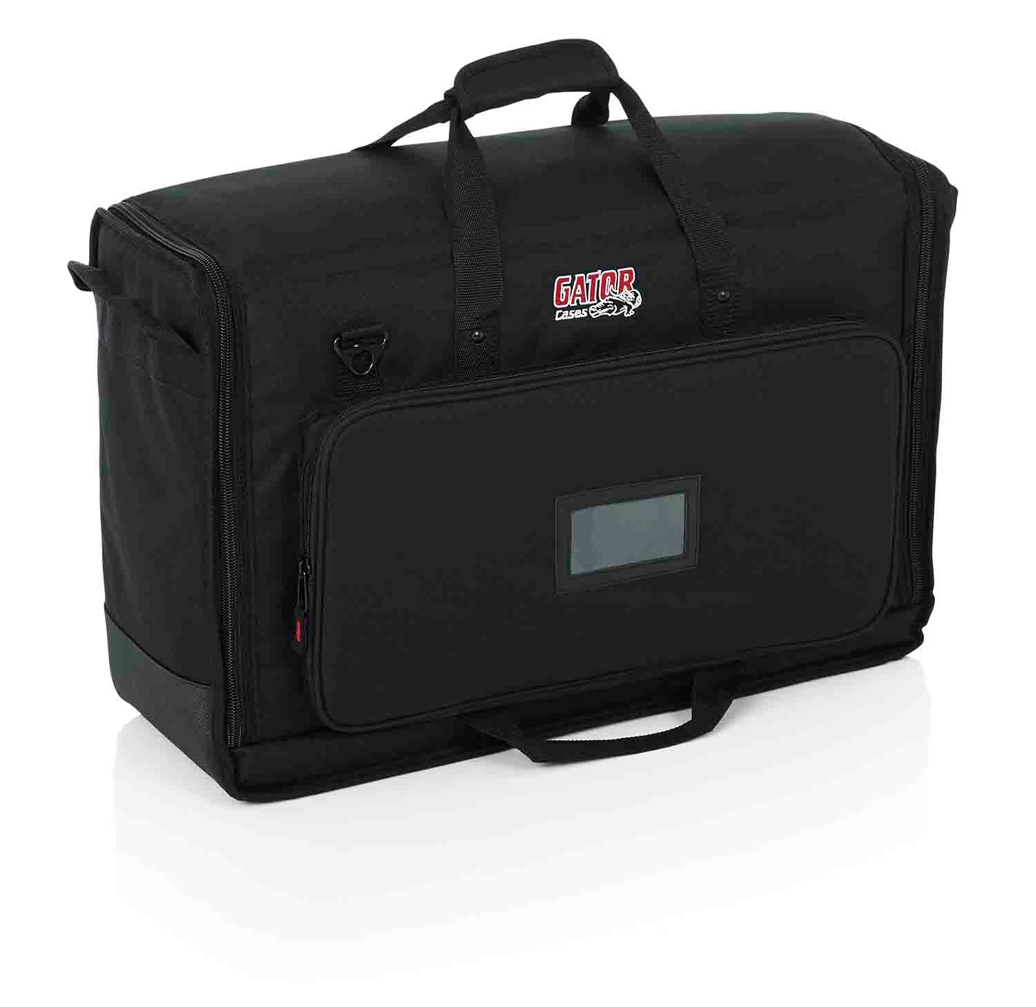 Gator Cases G-LCD-TOTE-SMX2 Nylon Carry Tote Bag for 2 LCD Screens Between 19″ – 24″ - Hollywood DJ