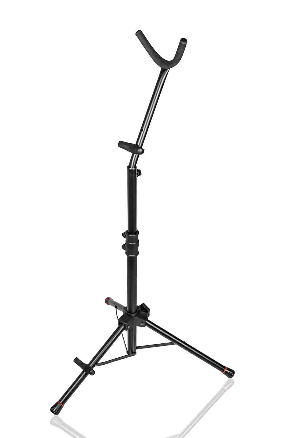 Gator GFW-BNO-SAXTALL, Tall Tripod Stand for Alto or Tenor Saxophone - Hollywood DJ