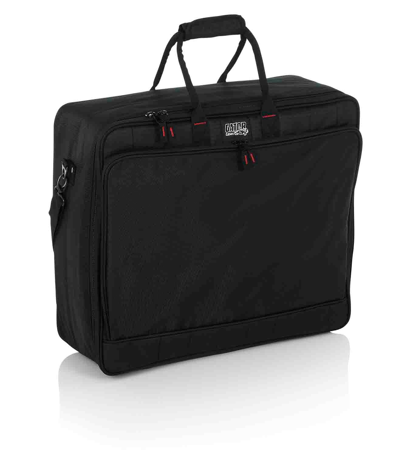 Gator Cases G-MIXERBAG-2118 Nylon DJ Bag for Mixer and DJ Equipment - 21″ X 18″ X 7″ - Hollywood DJ