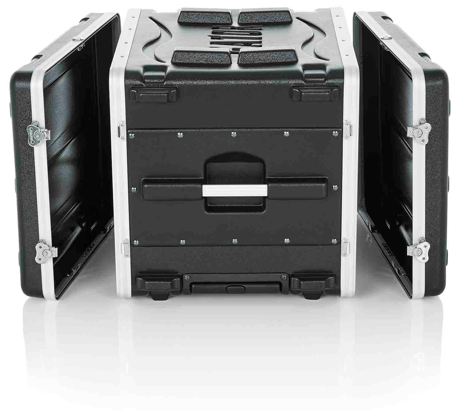 Gator Cases GRR-8PL-US Powered Rolling Molded 8U Rack Case - Hollywood DJ