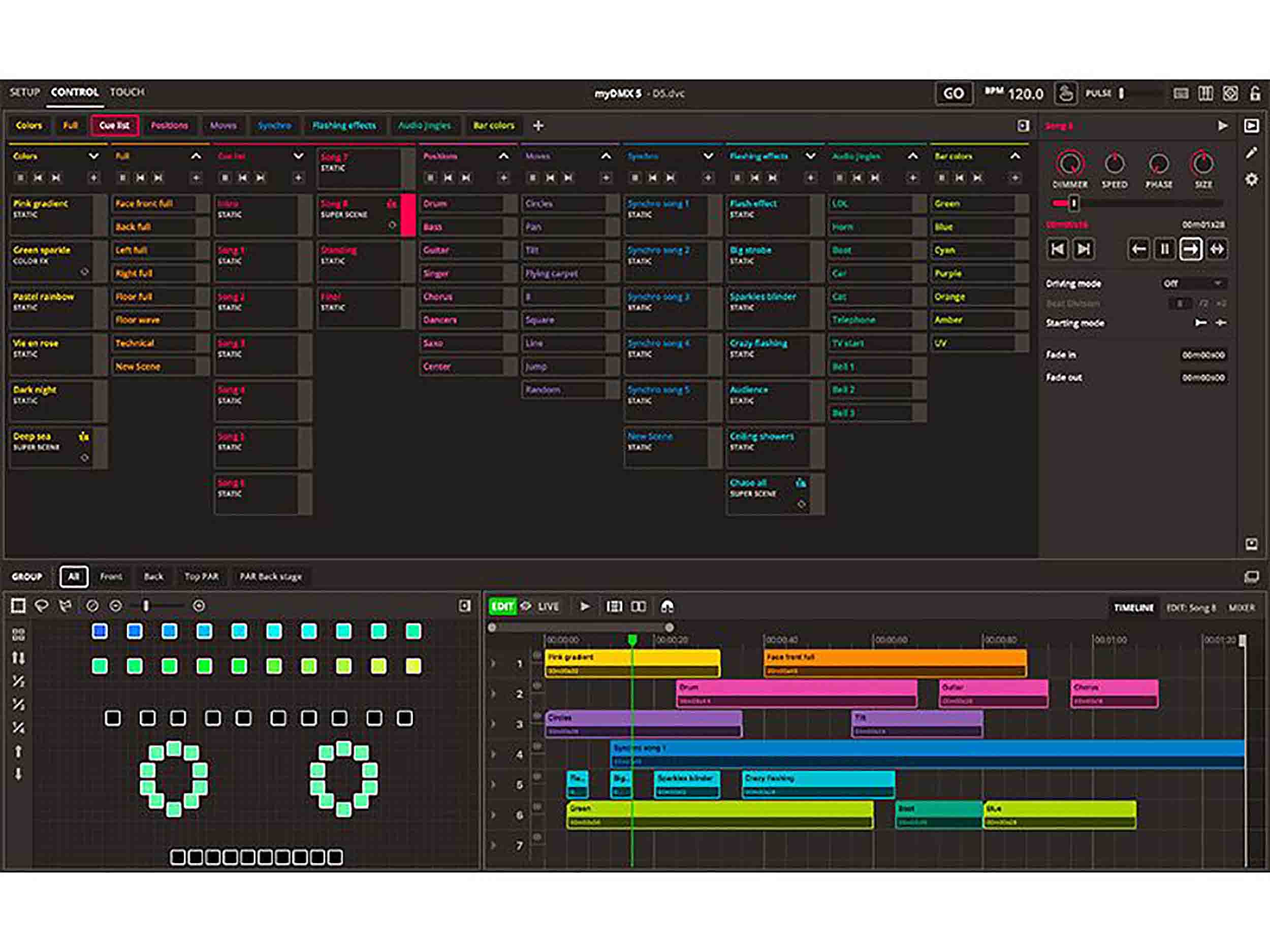 ADJ MYDMX5, DMX Lighting Control Software by ADJ