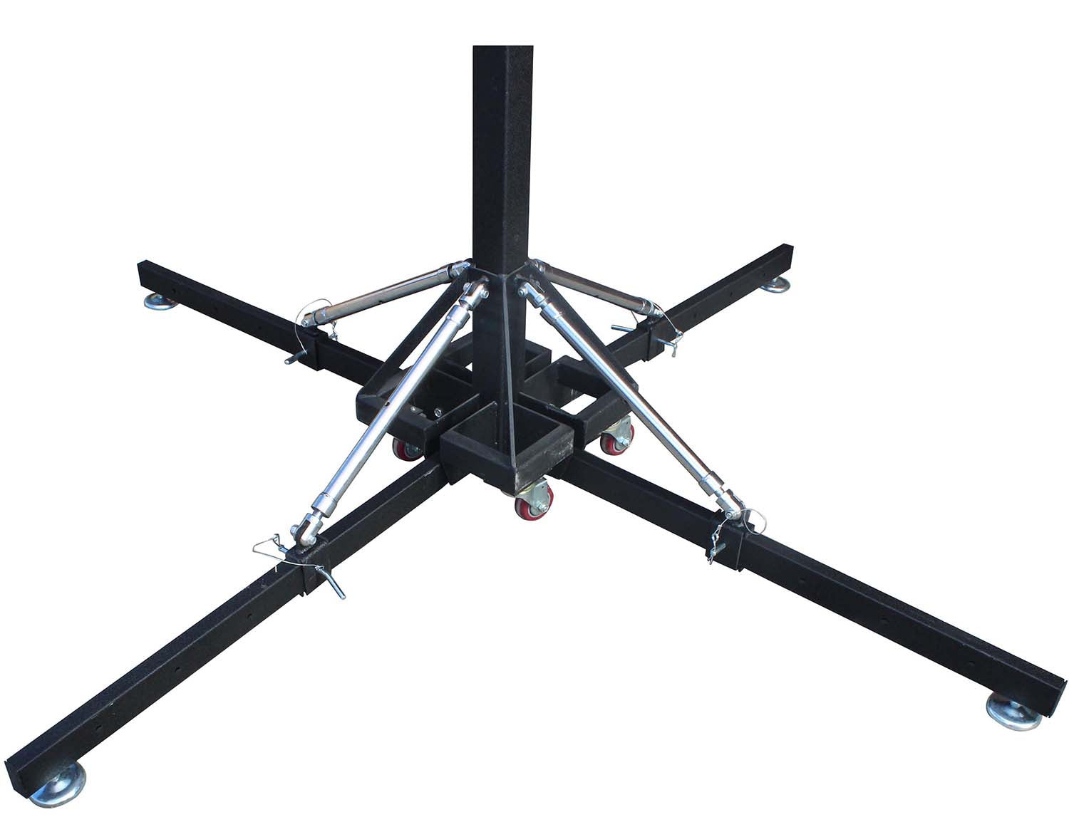ProX XT-CRANK18FT-330 Lighting Crank Truss Stand 330 Lbs Capacity Includes T-Adapter Truss Mount - 18 Feet - Hollywood DJ