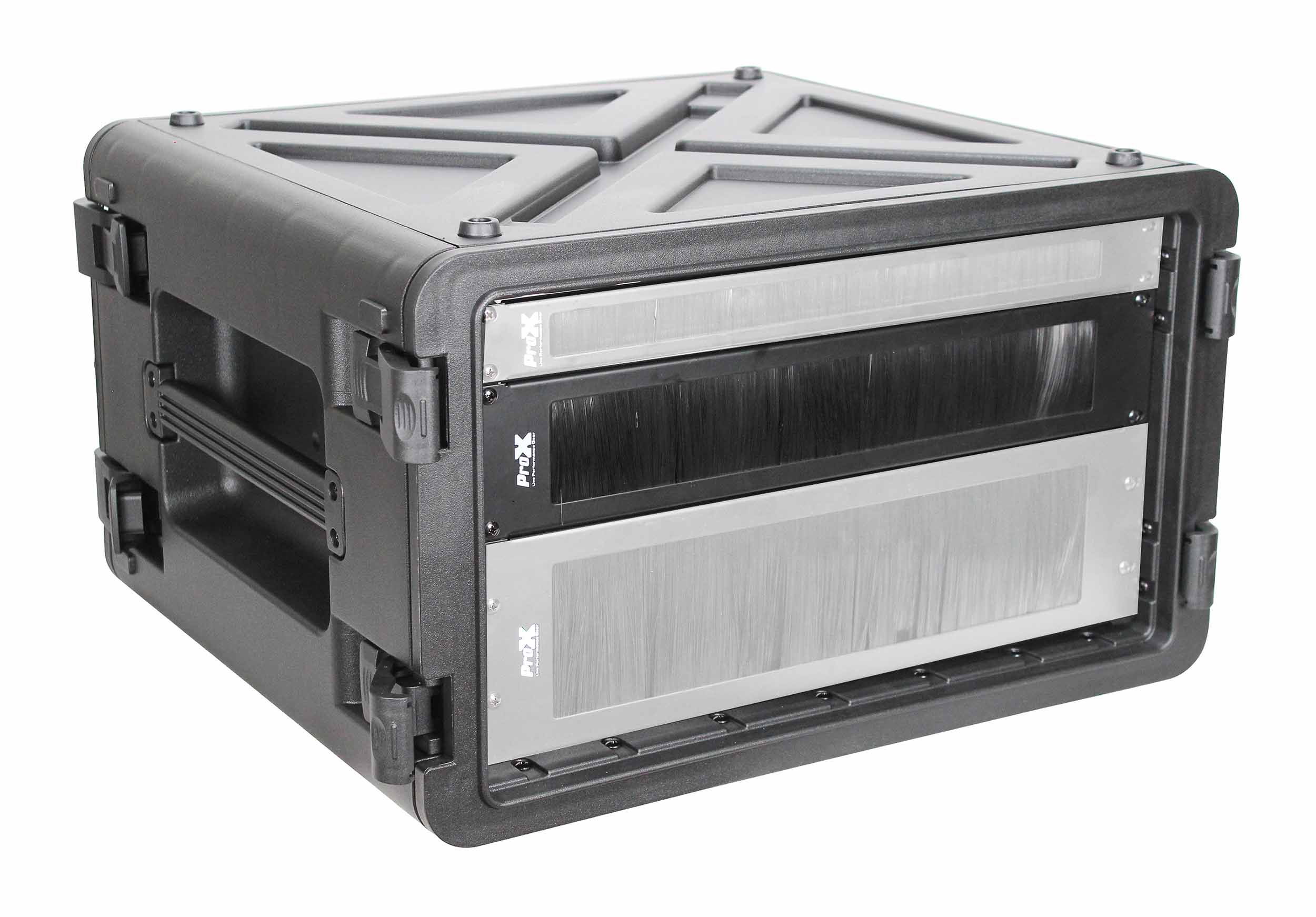 ProX T-P2BR, 2U Rack Panel Brush Cable Management Slot Strips by ProX Cases