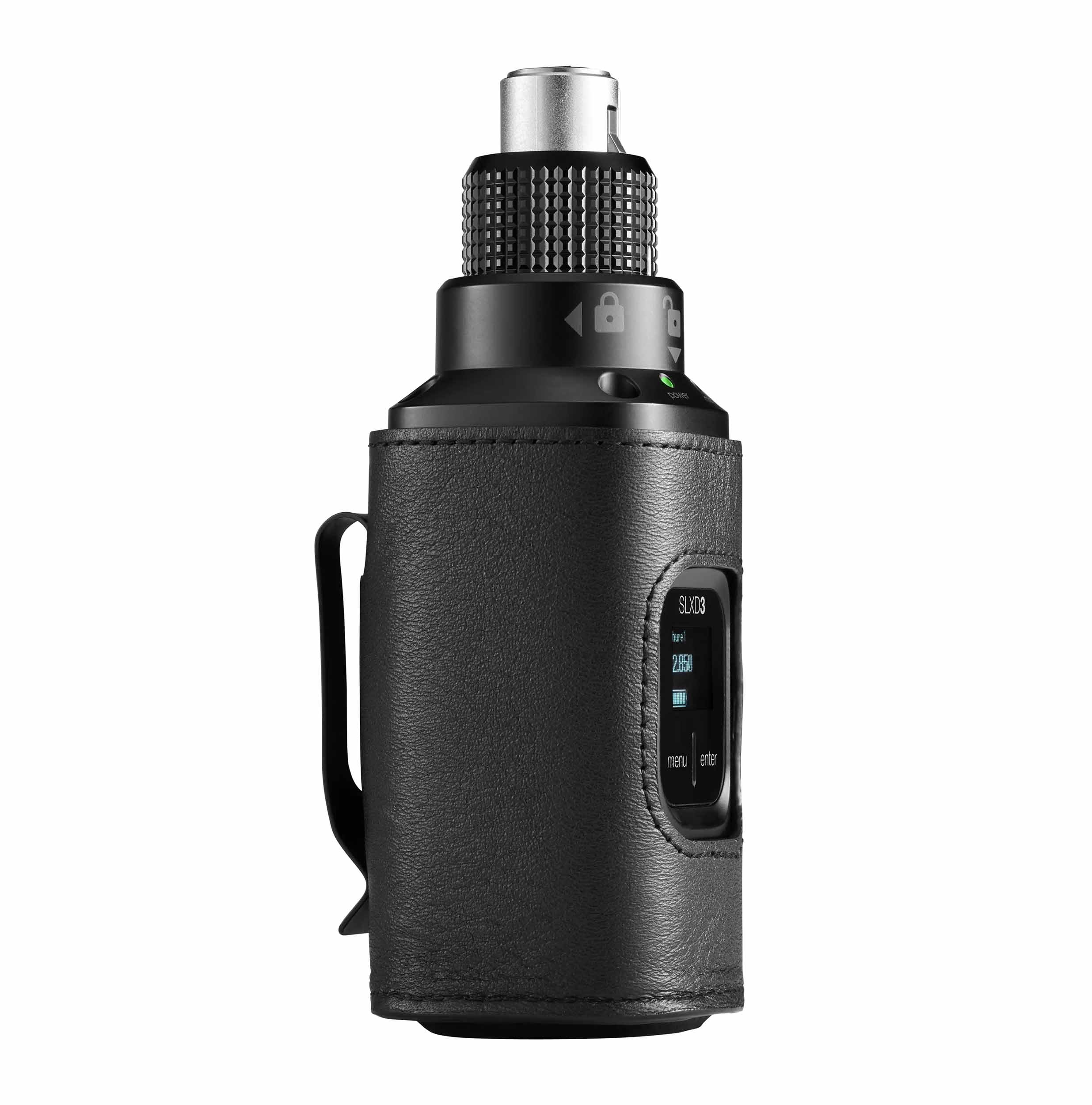 Shure SLXD3 Plug-On Digital Wireless Transmitter with XLR Connector by Shure