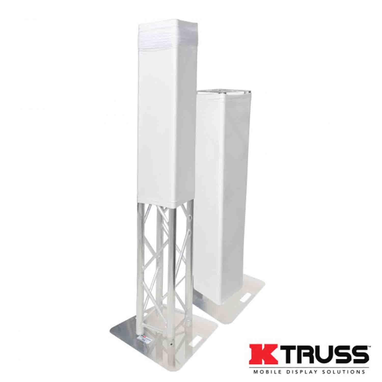 ProX KT-SQ656TOTEM KTruss 6.56FT Lightweight Square Truss Totem Package with Truss Bag - Hollywood DJ