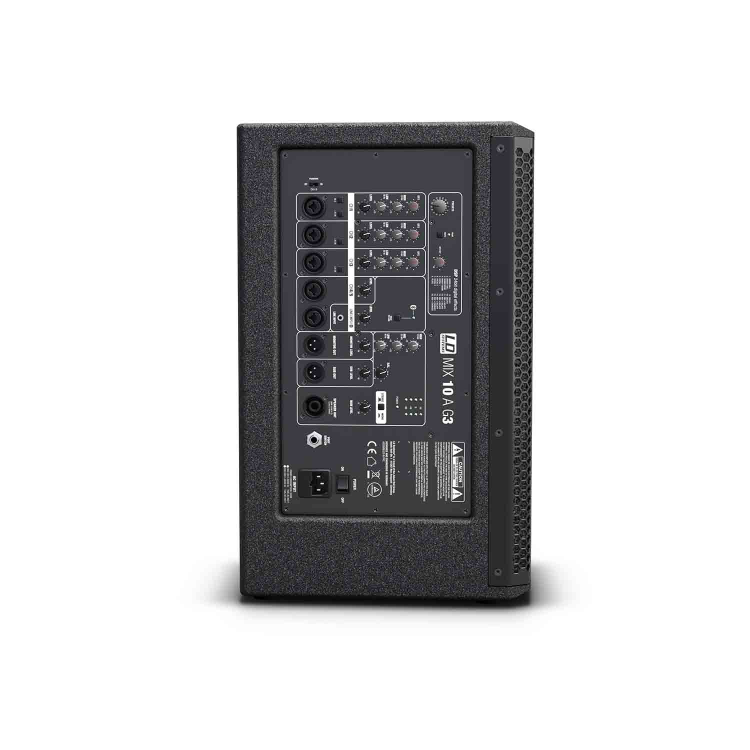 LD Systems MIX 10 A G3 Active 2 Way Loudspeaker with Integrated 7 Channel Mixer - Hollywood DJ
