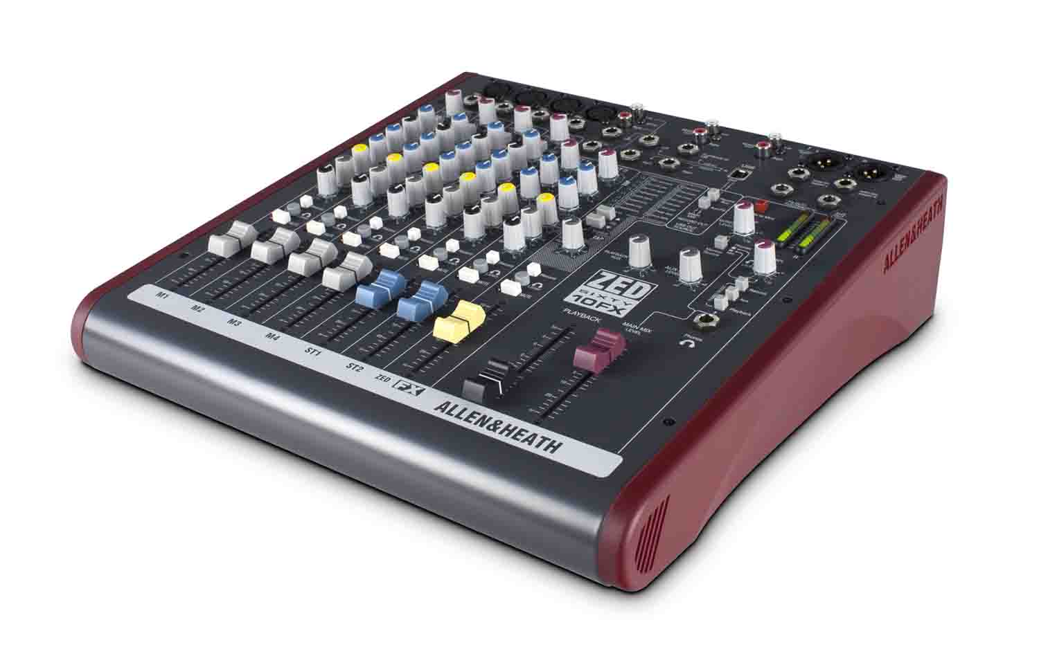 Allen & Heath ZED60-10FX Multipurpose 10-Channel Mixer with USB Audio Interface and Effects - Hollywood DJ