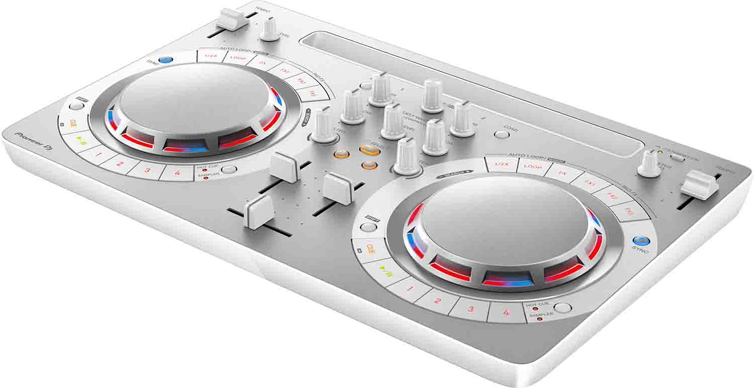 B-Stock: Pioneer DJ DDJ-WeGO4-W 2-Channel DJ Controller for Wedj - White - Hollywood DJ