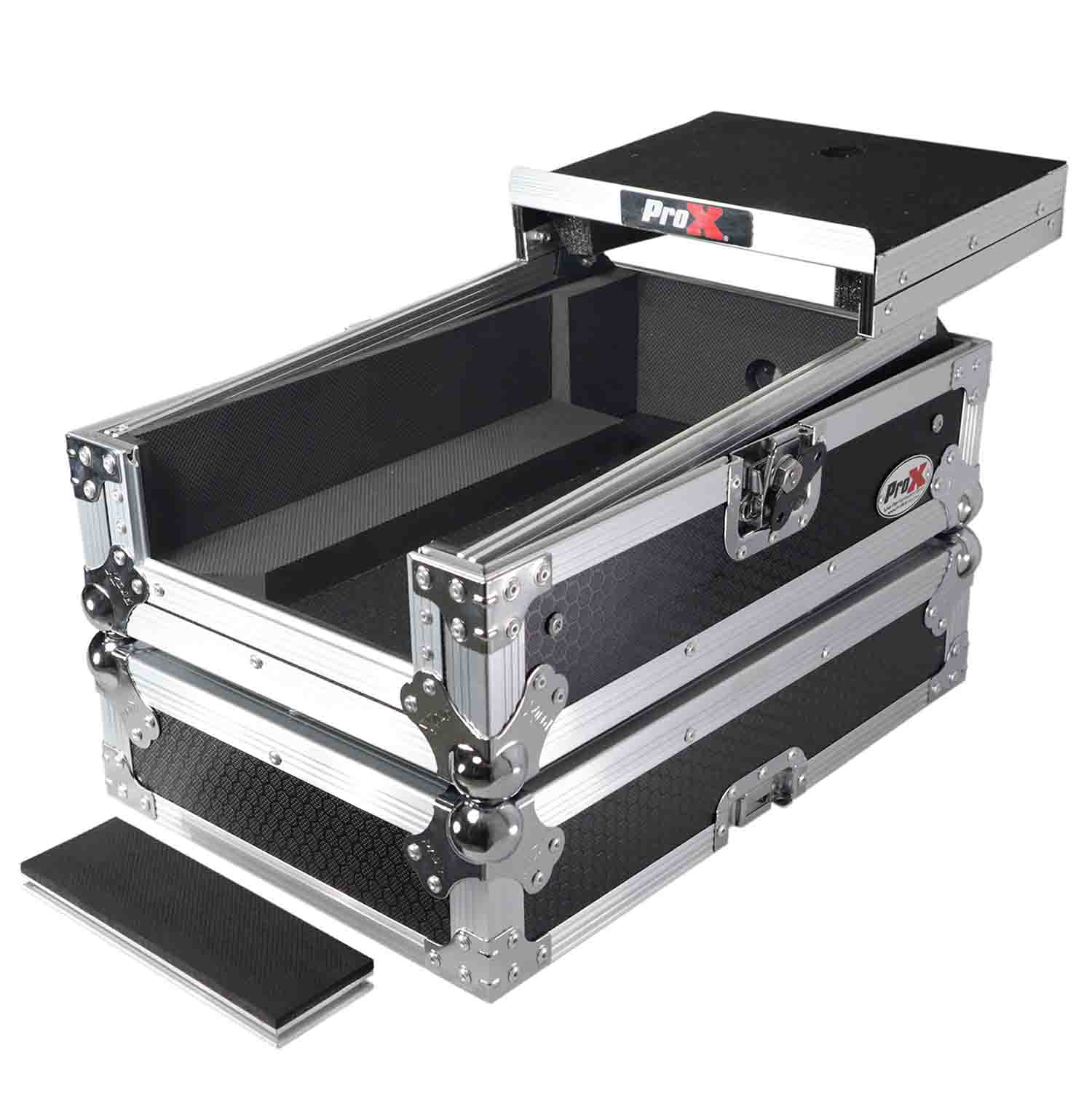 ProX XS-DJMS7LT Flight Case for Pioneer DJM-S7 Mixer with Sliding Laptop Shelf - Hollywood DJ