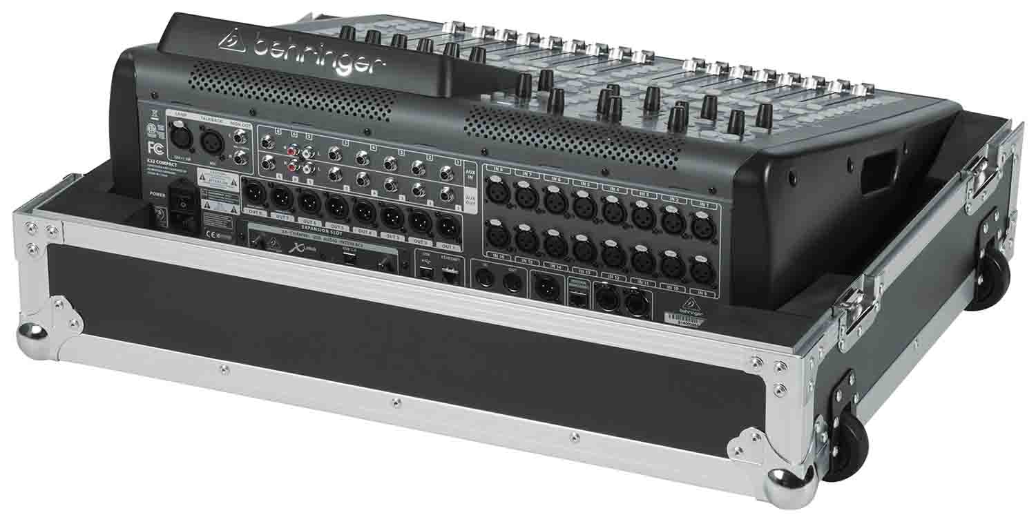 Gator Cases G-TOUR X32CMPCTW Road Case for Behringer X-32 Compact DJ Mixer - Hollywood DJ