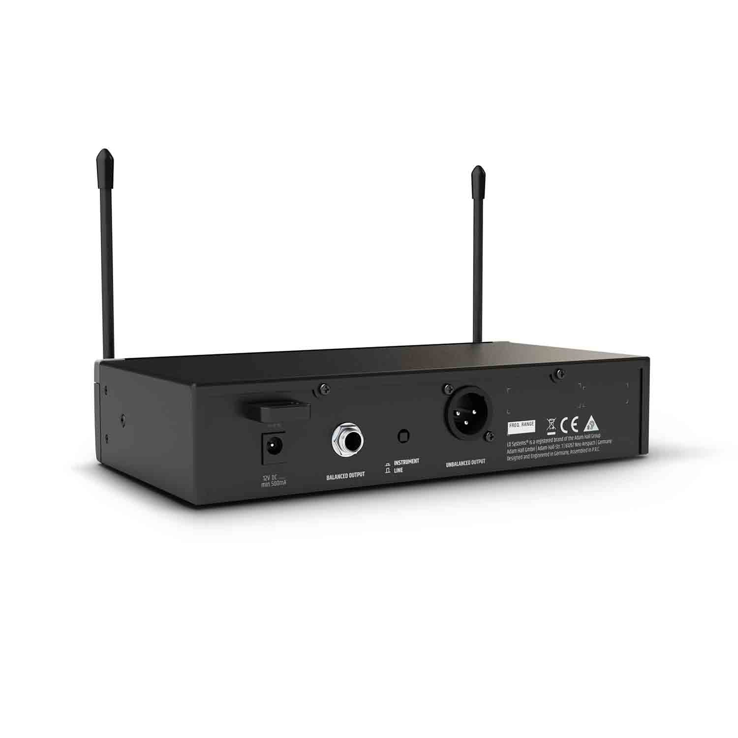 LD Systems U305.1 R, 12-Channel UHF Receiver - Hollywood DJ