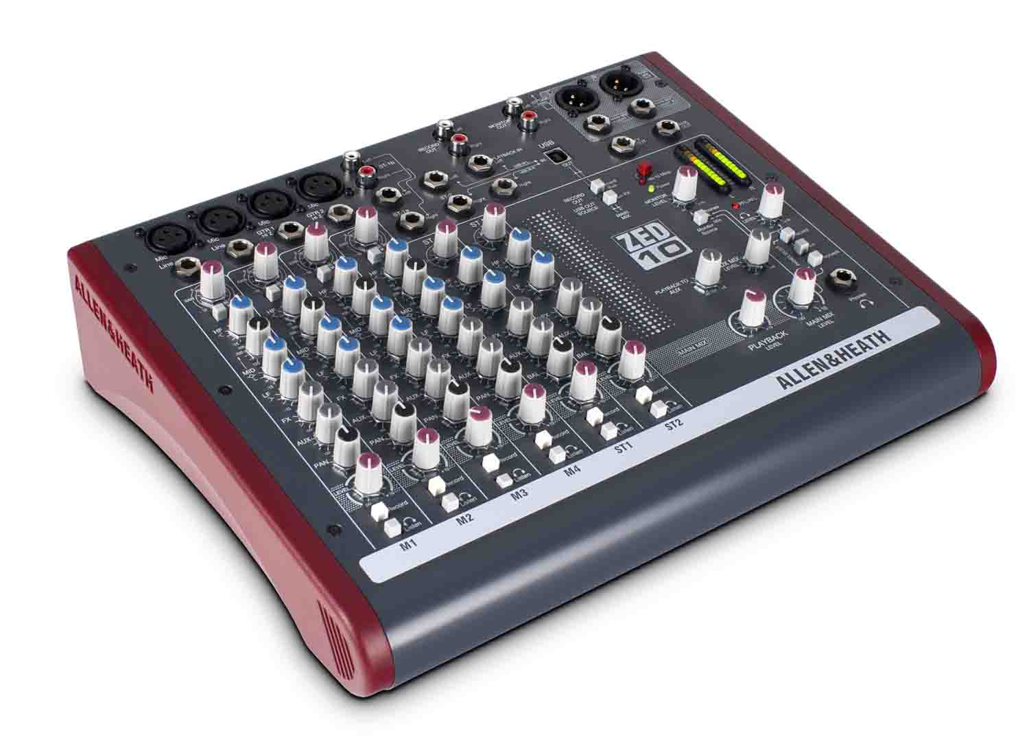 Allen & Heath ZED-10 Multipurpose Small Band Mixer for Live Sound and Recording - Hollywood DJ