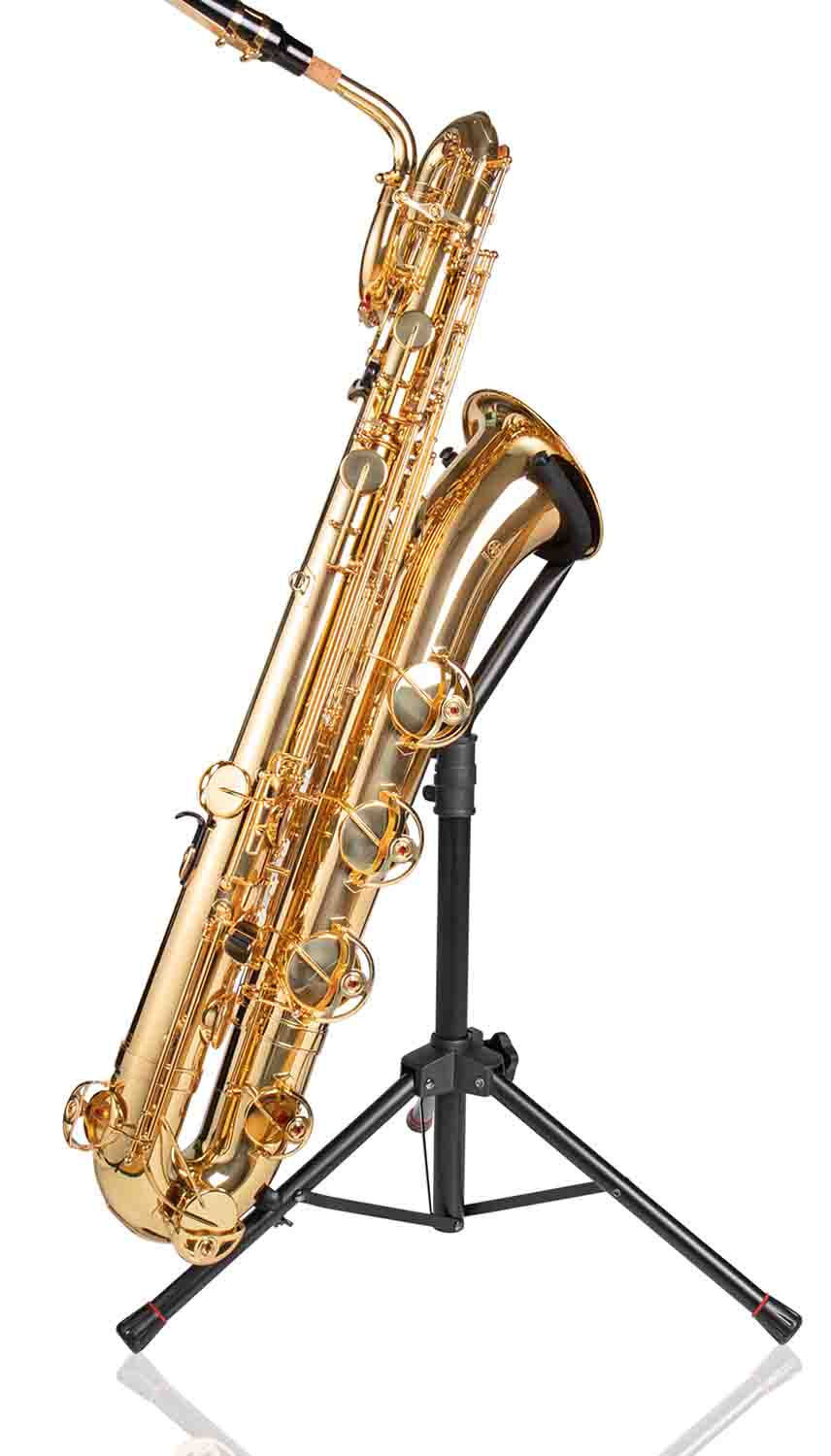 Gator Frameworks GFW-BNO-SAXBARI Tripod Stand for Baritone Saxophone - Hollywood DJ