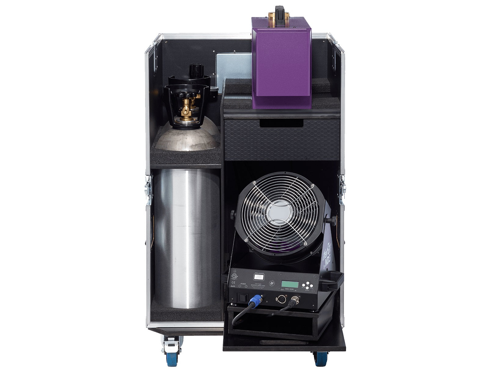 MDG ATMFC Vertical Flight Case for Atmosphere Hazer, ATMe, M3e, Max 3000 - Hollywood DJ