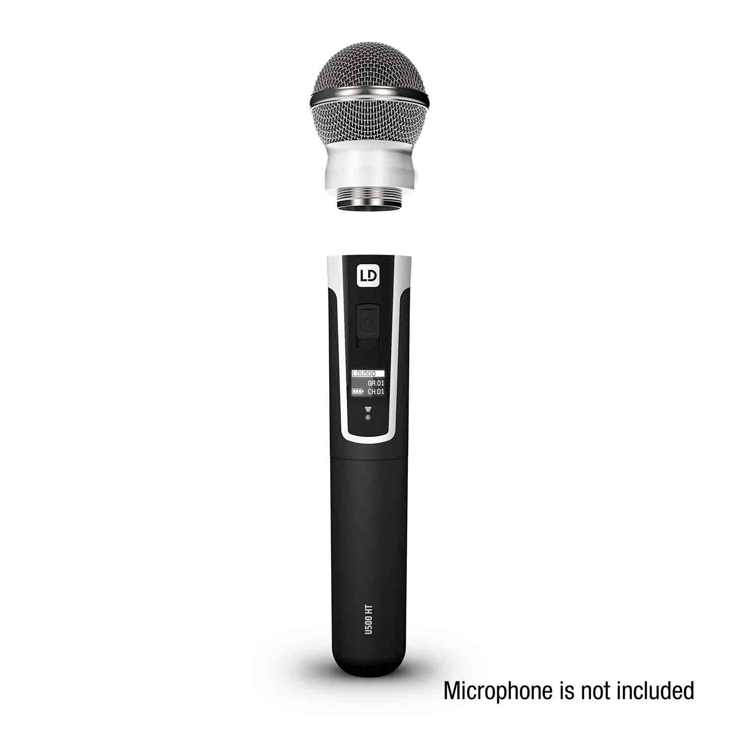 LD Systems U500 DC Cardioid Dynamic Microphone Head - Hollywood DJ