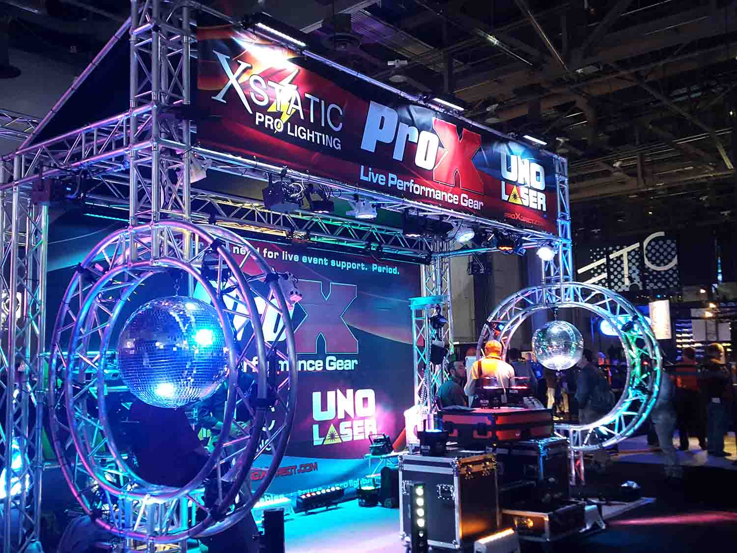 ProX XT-CSQ656 F34 Square Frame Circular Truss 2 Segments - 6.56 Feet - Hollywood DJ