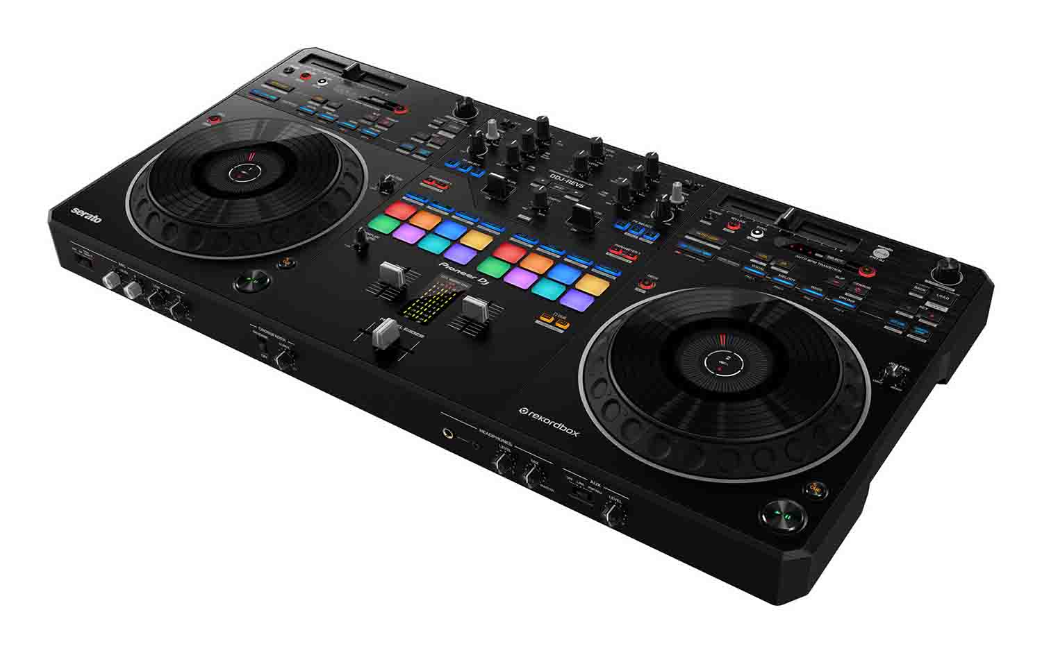 Pioneer DDJ-REV5, Scratch-Style 2-Channel Performance DJ Controller - Black