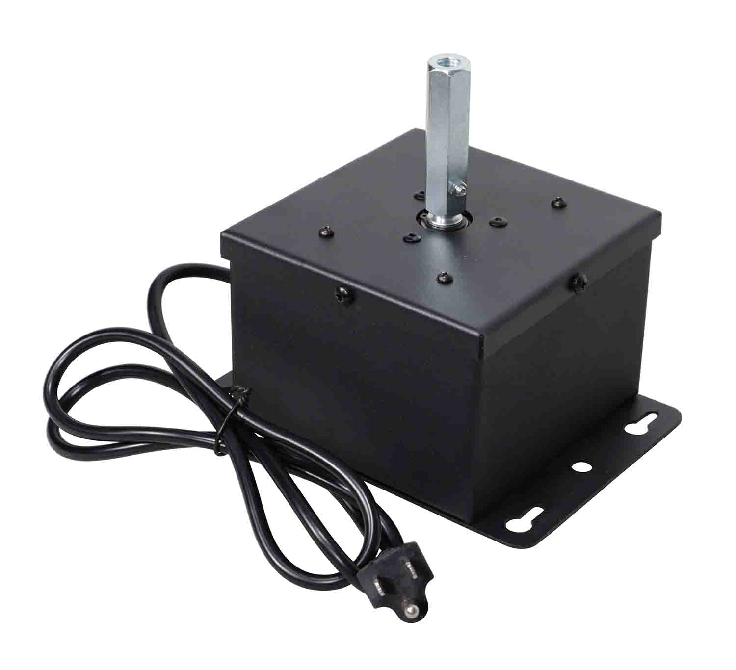 ProX X-MOTOS-BL, MOTOS Universal Mirror Ball Oscillating 1RPM Motor Mounts up to 30" Mirror Balls - Black - Hollywood DJ