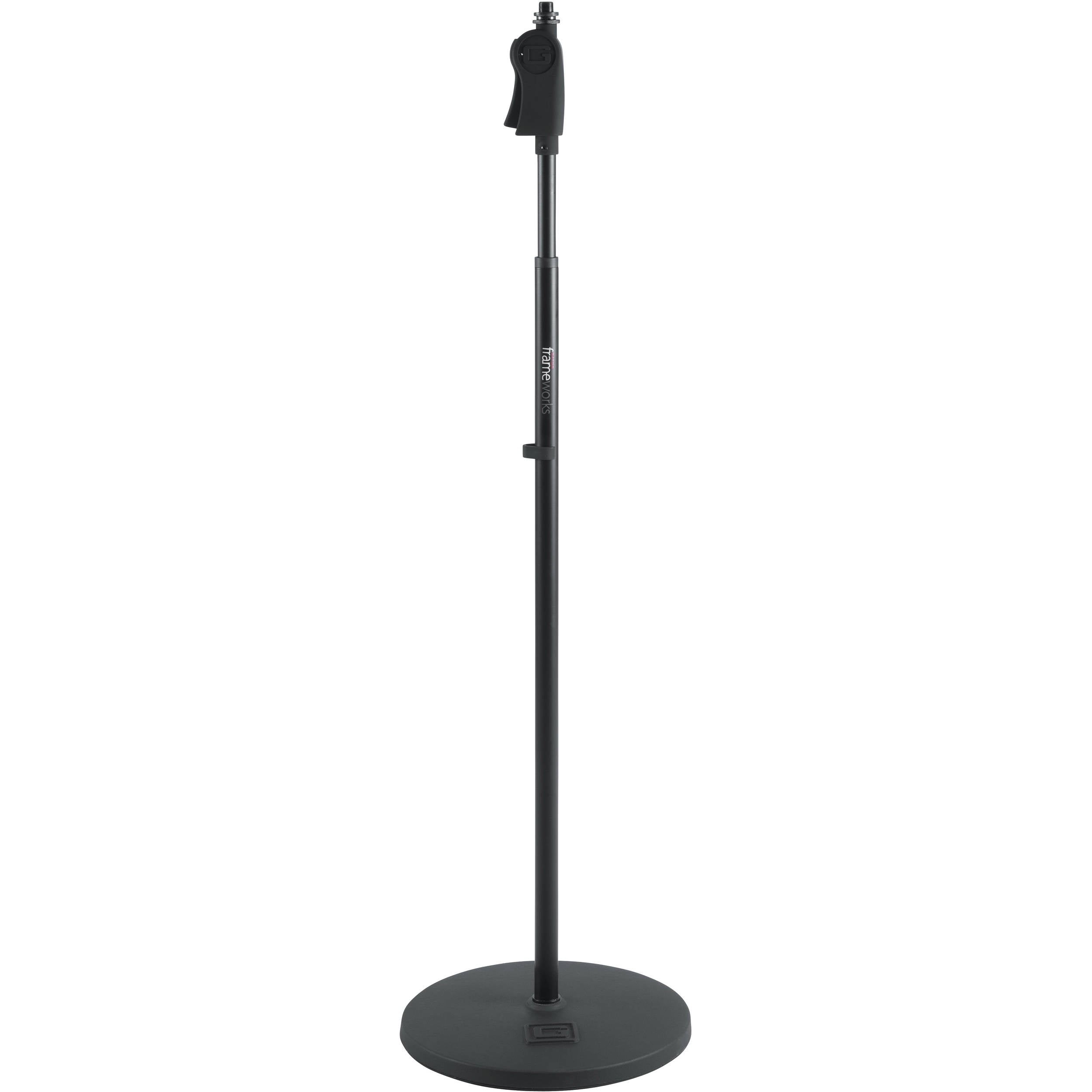 Gator Frameworks GFW-MIC-1201 Deluxe 12" Round Base Mic Stand - Hollywood DJ