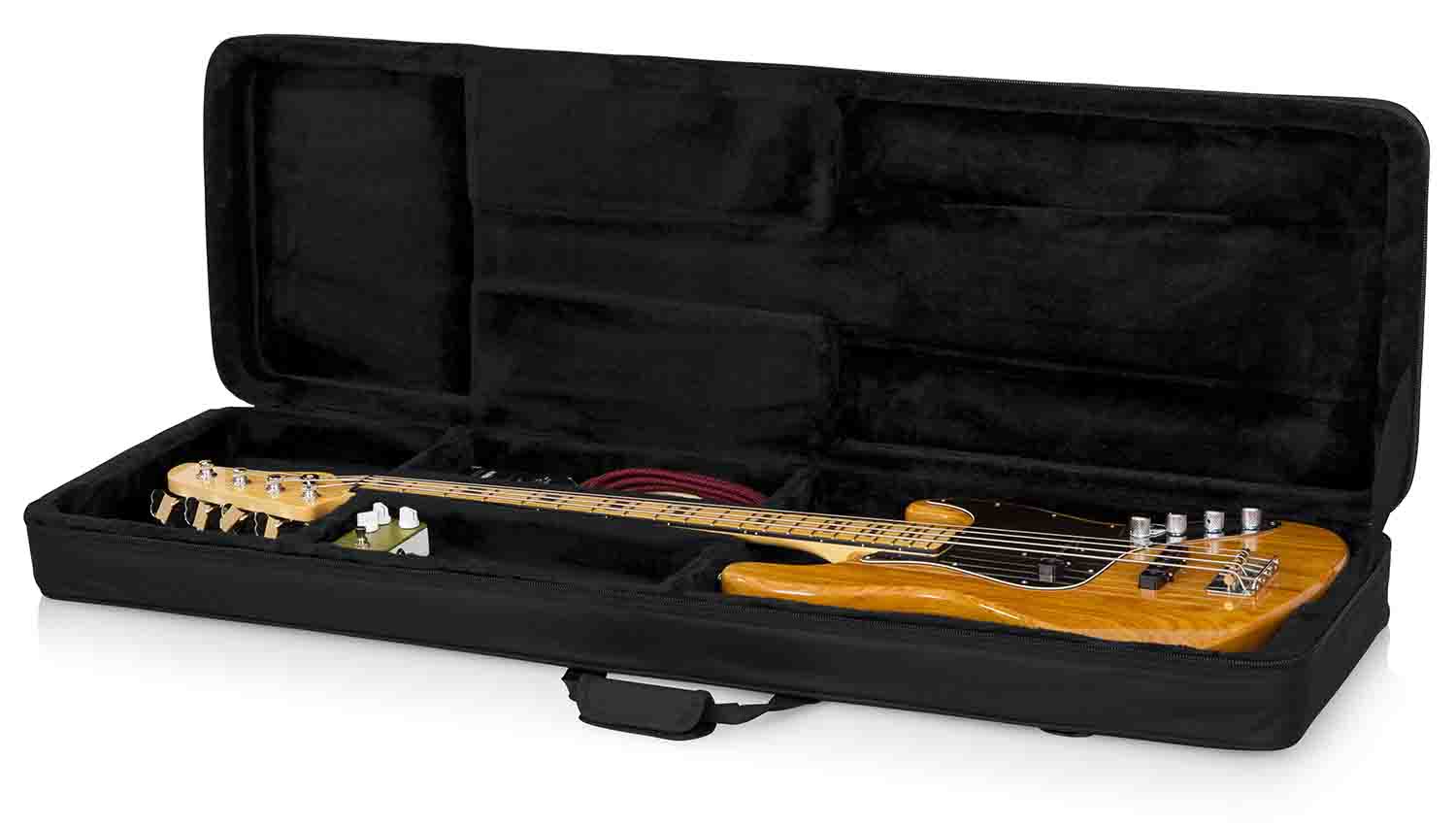 Gator Cases GL-BASS Rigid EPS Polyfoam Lightweight Guitar Case for Bass Guitars - Hollywood DJ