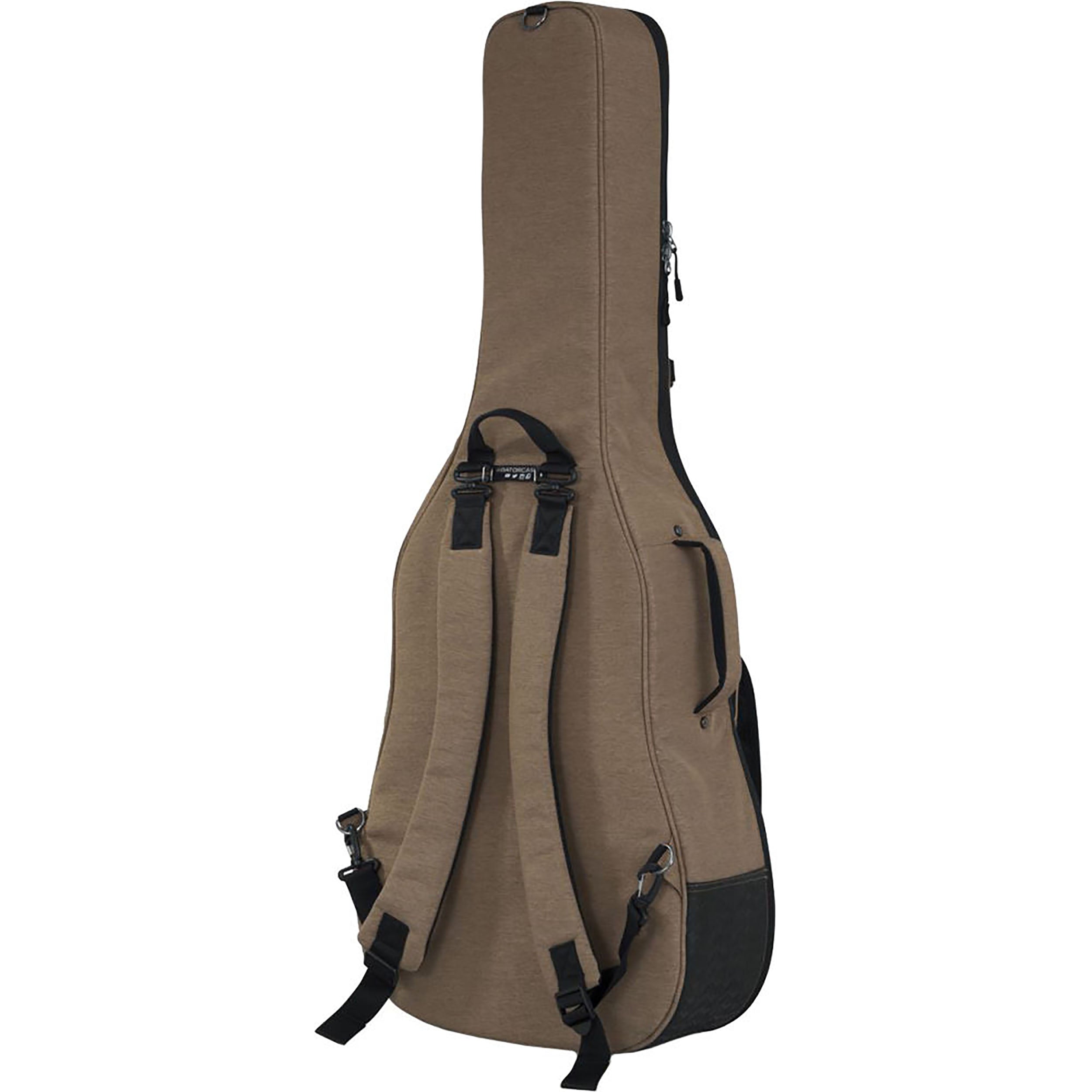 Gator GT-ACOUSTIC-TAN Transit Series Acoustic Guitar Gig Bag With Tan Exterior by Gator Cases