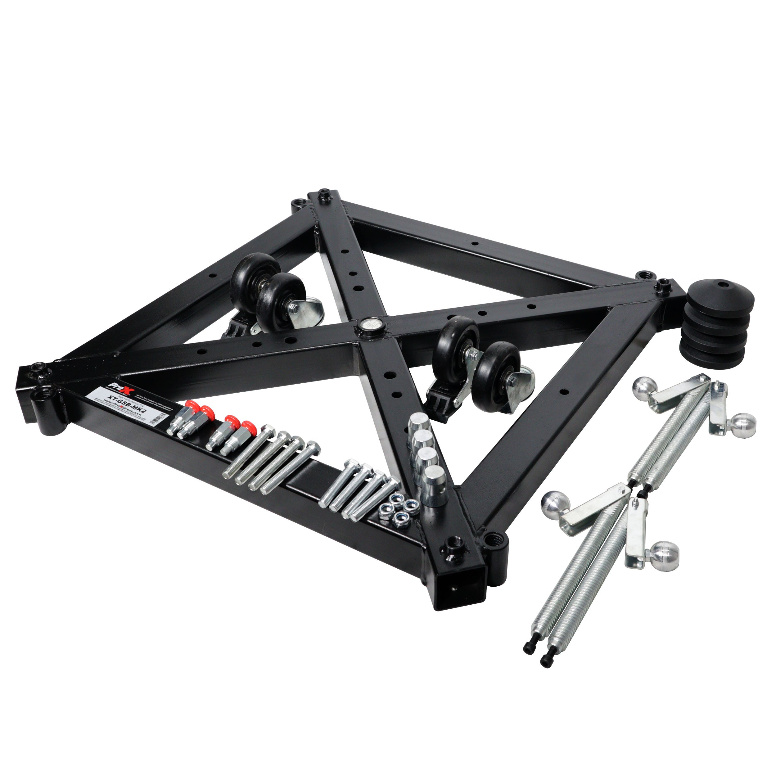 ProX XT-GSBOUTSX4PKG, Ground Support and Leg Stabilizer Package Includes Rolling Base 4x Outrigger Leg Braces ProX Cases
