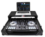 ProX XS-DDJSR2LTBL LED Flight-Road Case for Pioneer DDJ-SR2 Digital Controller with Laptop Shelf & LED Kit - Hollywood DJ