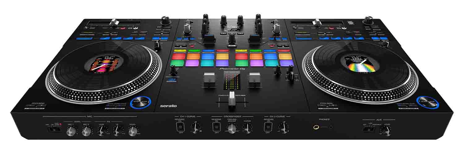B-Stock: Pioneer DDJ-REV7 Scratch Style 2-Channel Professional DJ Controller for Serato DJ Pro - Black - Hollywood DJ