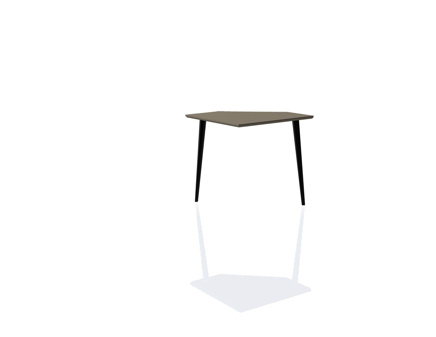 Gator Frameworks GFW-ELITEDESKCRNR-GRY Corner Desk Section in Driftwood Grey Finish - Hollywood DJ