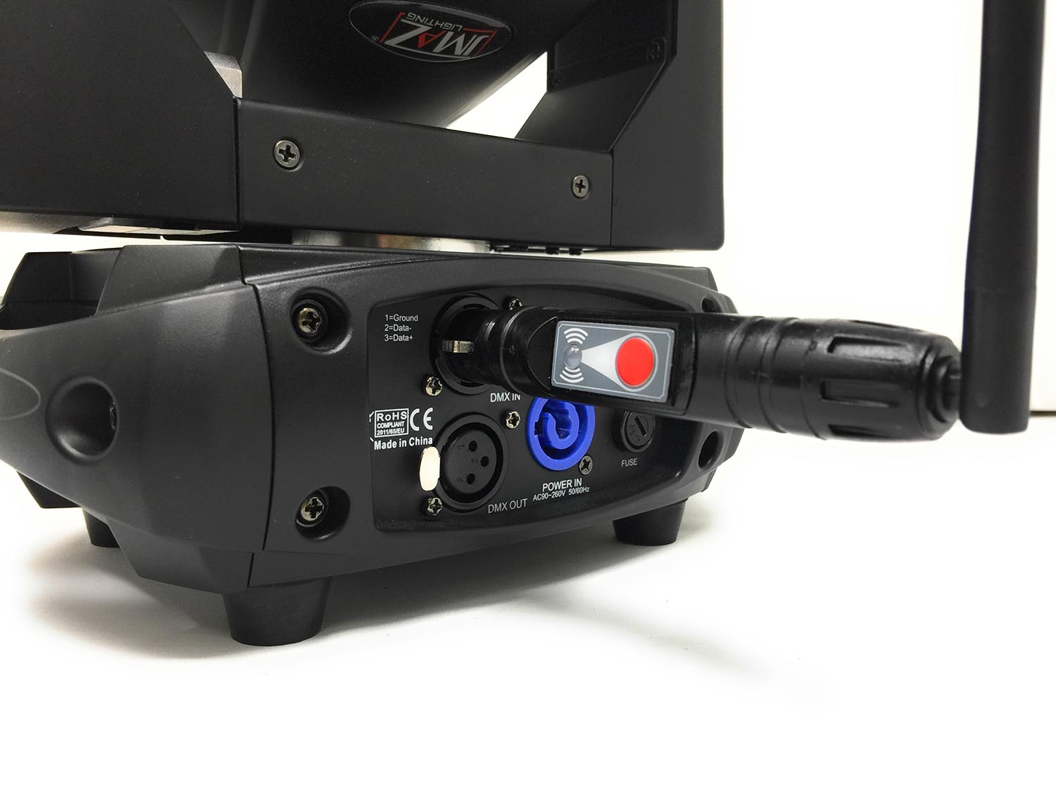 JMAZ JZ6002 Wi-MAZ Wireless DMX Transceiver With 7 Universe Control - Hollywood DJ