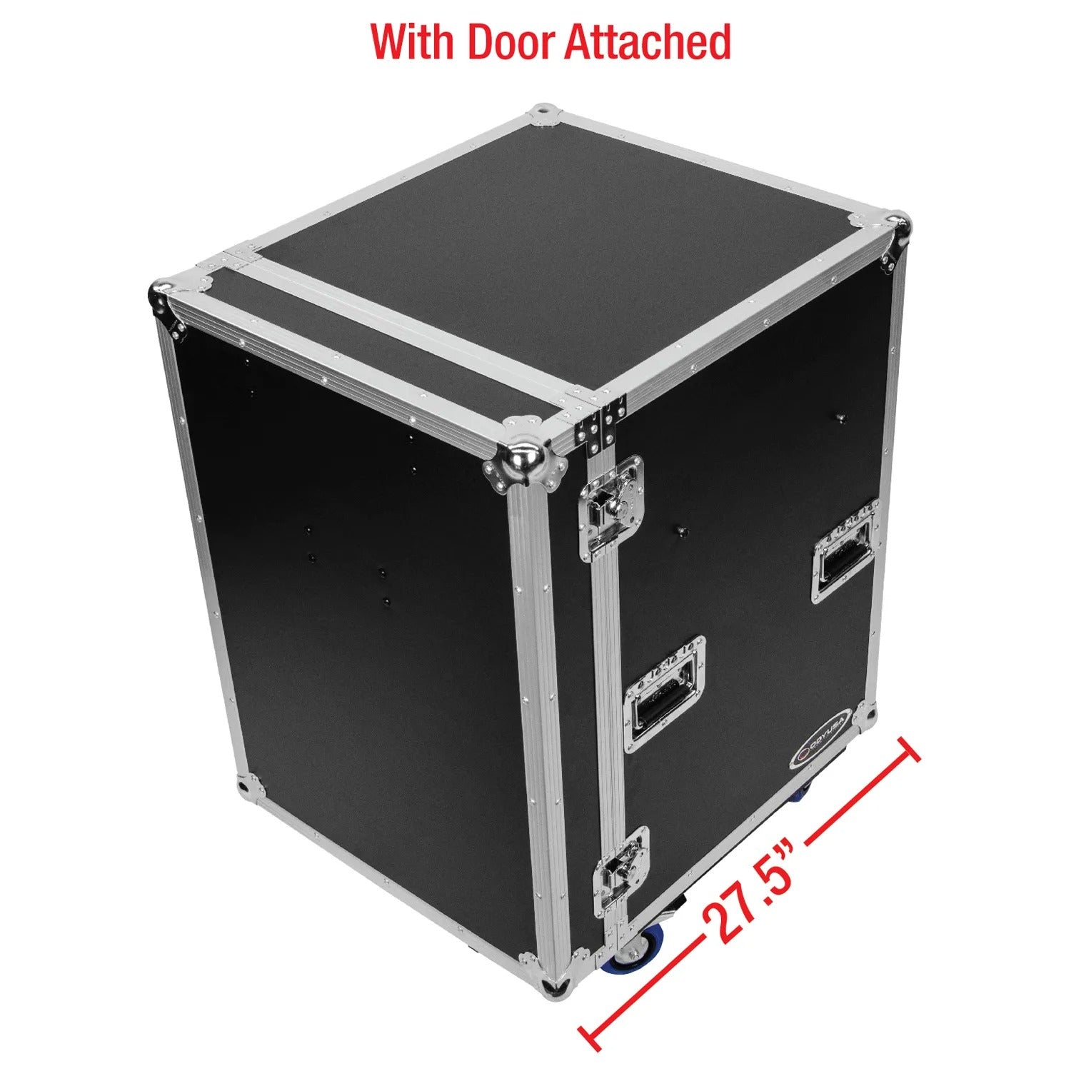 Odyssey FZWB4WDLX DJ Flight Case for Deluxe Four Drawer Workbox Tour with Casters And Side Table Odyssey