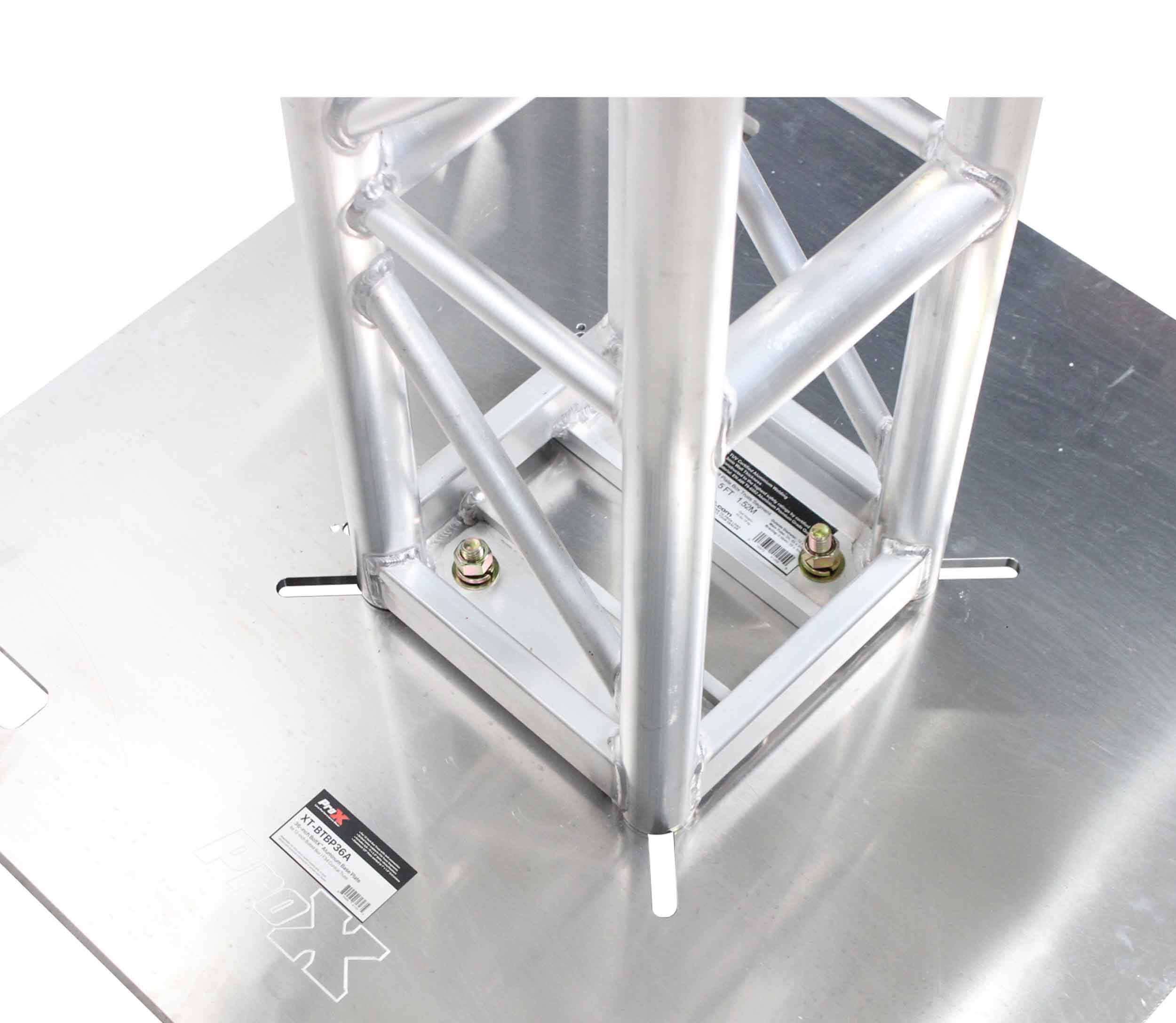 ProX XT-BTBP36A, Aluminum BoltX Base Plate for Standard 12-16 Inch Bolted or F34 Box Truss - 36 Inch by ProX Cases