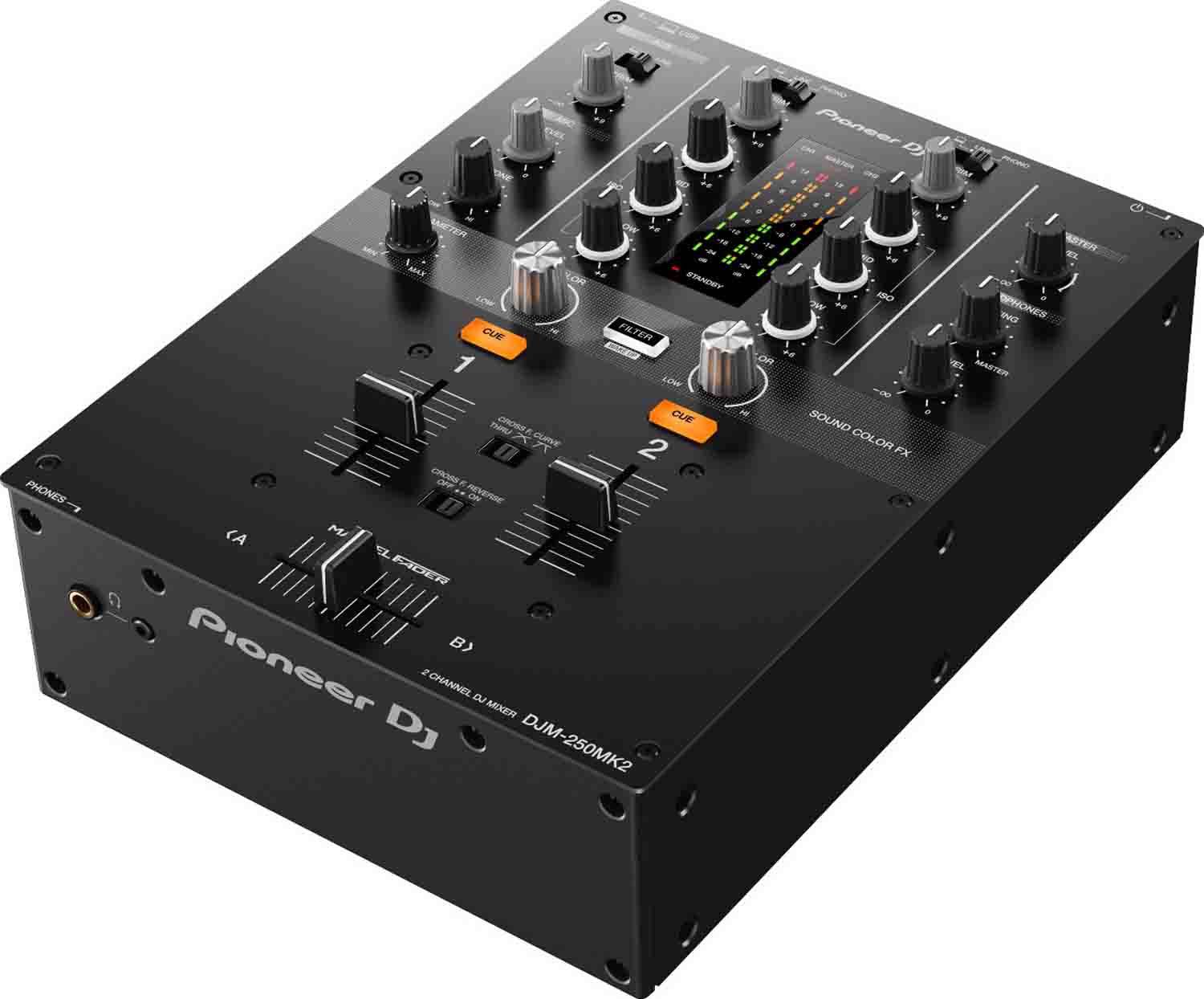 Pioneer DJ DJM-250MK2 2-Channel DJ Mixer with Independent Channel Filter - Hollywood DJ
