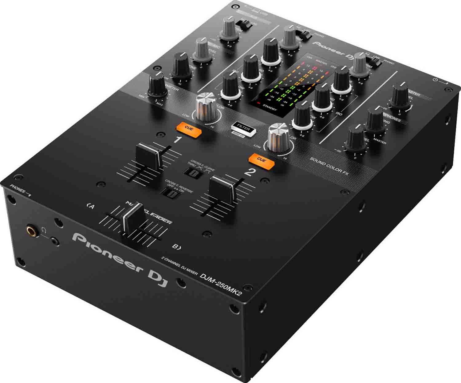 B-Stock: Pioneer DJ DJM-250MK2 2-Channel DJ Mixer with Independent Channel Filter - Hollywood DJ
