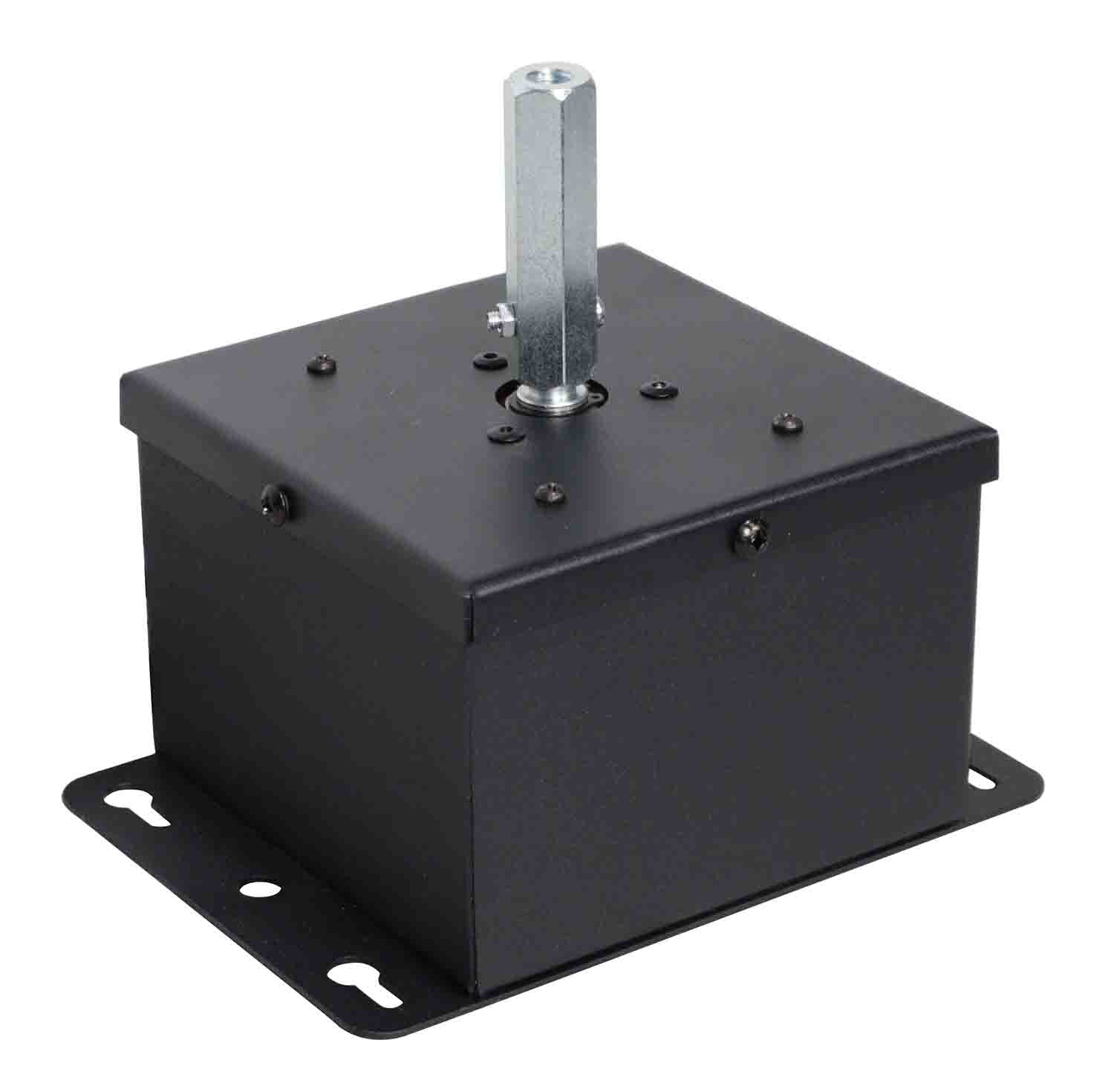 ProX X-MOTOS-BL, MOTOS Universal Mirror Ball Oscillating 1RPM Motor Mounts up to 30" Mirror Balls - Black - Hollywood DJ