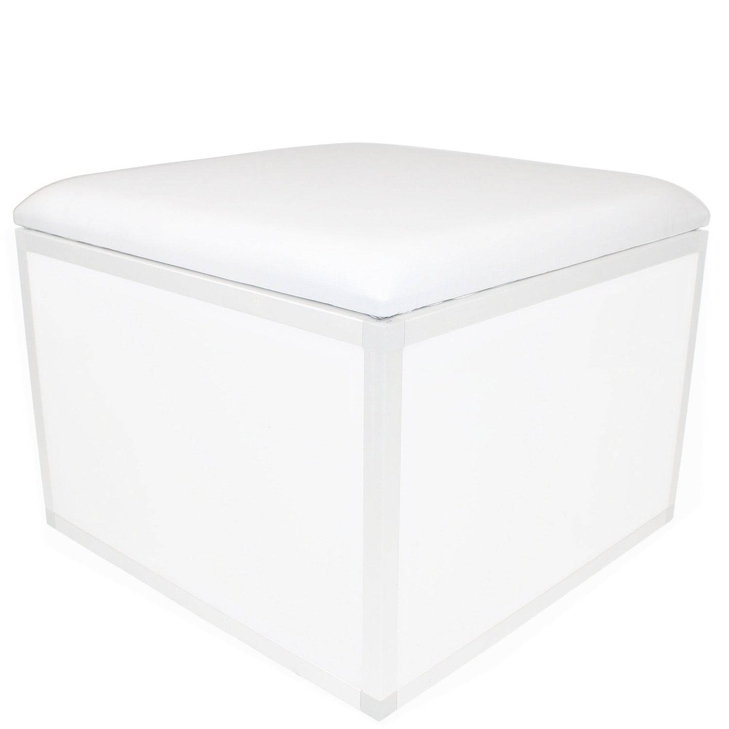 ProX XSA-B2X2W LUMOStage White Padded Seat Cushion - 2 Ft X 2 Ft - Hollywood DJ