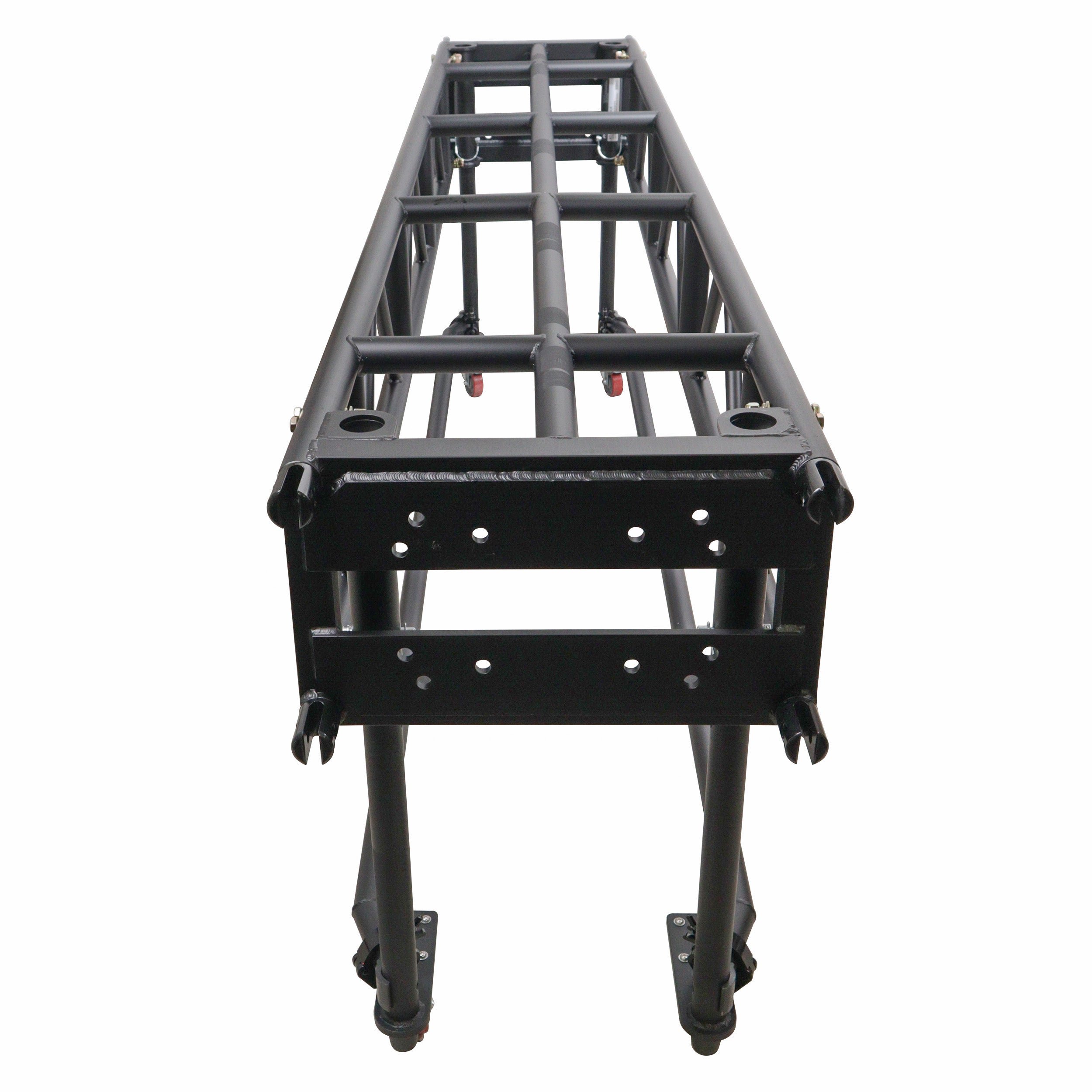 ProX XT-PRERIG10FTBLK, 10' FT Pre-Rig Truss Segment with Removable Rolling Base System - Black ProX Cases