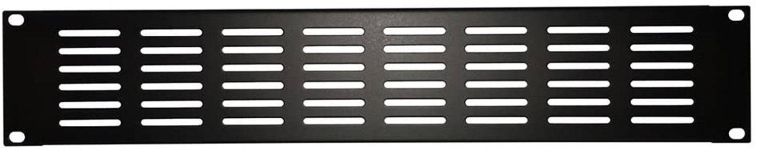 Odyssey APV02, 19 Inches Rack Mountable Slotted Vent 2U Panel - Hollywood DJ