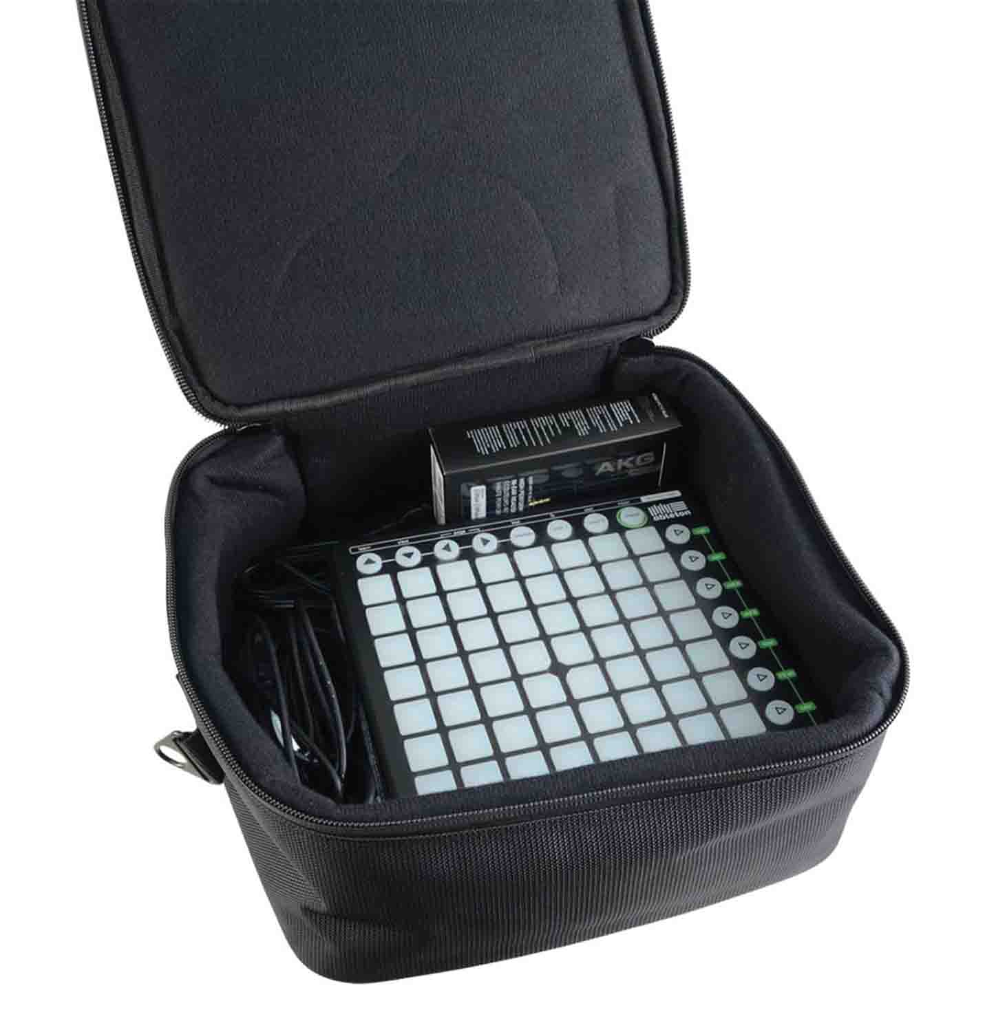 Gator Cases G-MIXERBAG-1212 Updated Padded Nylon DJ Bag for Mixer and DJ Equipment - 12″ X 12″ X 5.5″ - Hollywood DJ